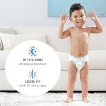 Amazon Brand - Mama Bear Plush Protection Diapers, Size 1, Assorted Print, 54 Count - Image 6